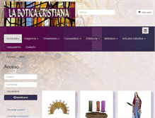 Tablet Screenshot of laboticacristiana.com